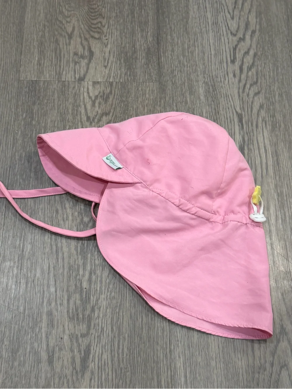 green sprouts UPF50+ Eco Flap Hat 2T-4T Pink See photos for wear